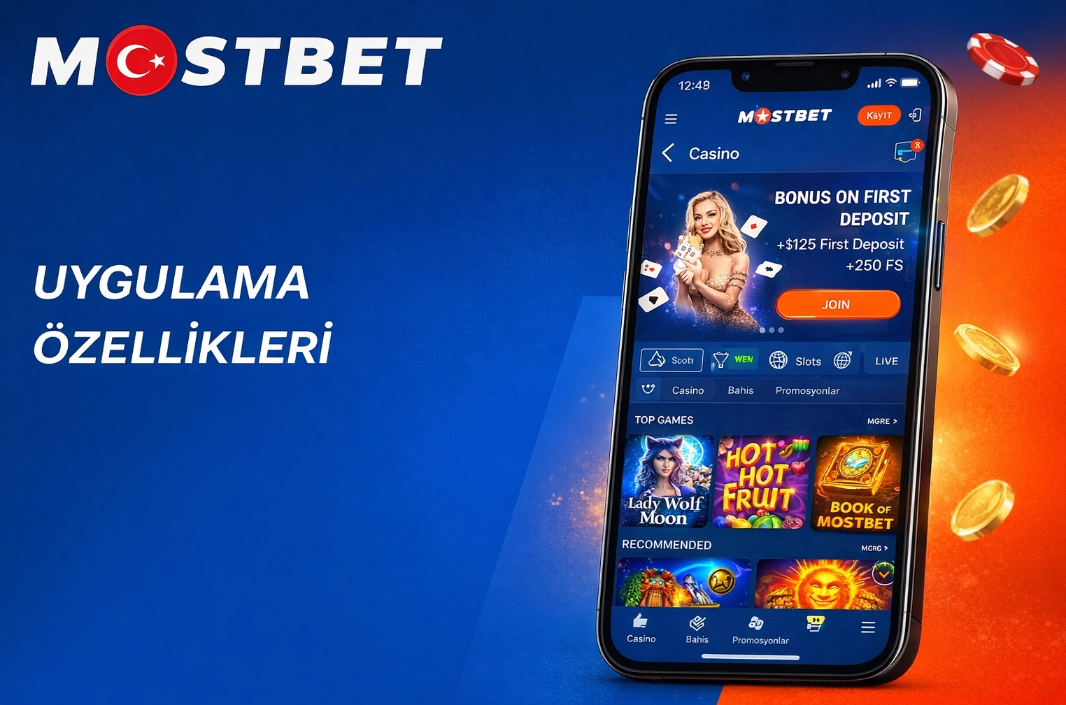 Uygulama özellikleri