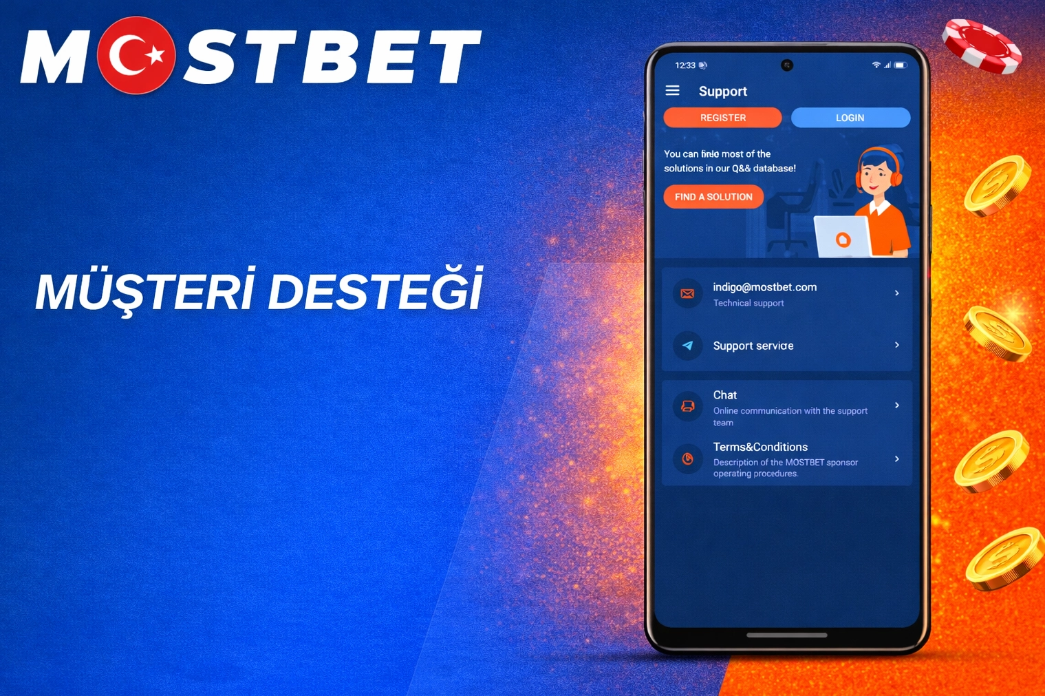 Mostbet mobil uygulama desteği